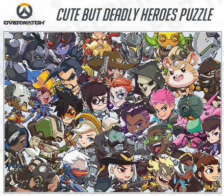 Overwatch: Cute But Deadly Heroes Puzzle By Blizzard Entertainment (Compiled by) Cover Image