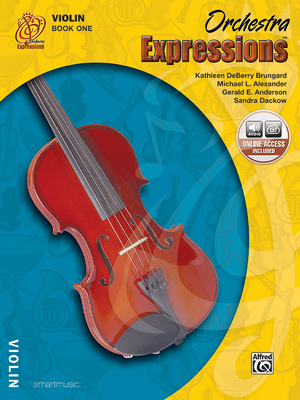 Orchestra Expressions, Book One Student Edition: Violin, Book & Online Audio [With CD] Cover Image