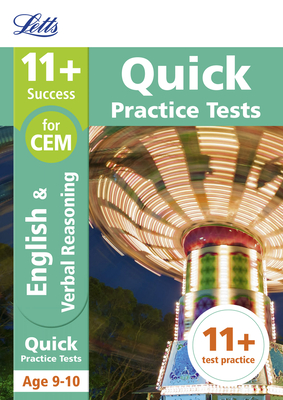 Letts 11+ Success – 11+ Verbal Reasoning Quick Practice Tests: for the CEM tests: Age 9-10 By Collins UK Cover Image