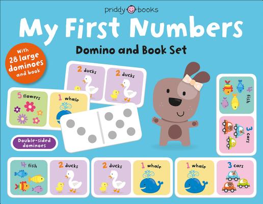 My First Numbers Domino and Book Set: With 28 Large Dominoes and book (My First Priddy) Cover Image