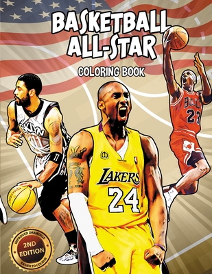 Basketball All-star coloring book: The greatest NBA All-star players of all time By Goaloring Books Cover Image