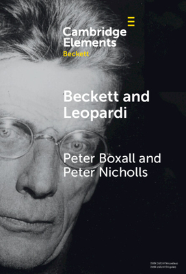 Beckett & Leopardi (Elements in Beckett Studies)