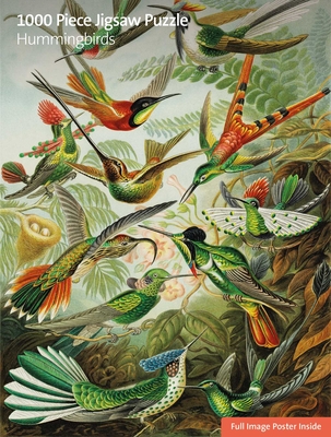 Adult Sustainable Jigsaw Puzzle V&A: Humming Birds: 1000-pieces. Ethical, Sustainable, Earth-friendly. (1000-piece Sustainable Jigsaws) By Flame Tree Studio (Created by) Cover Image