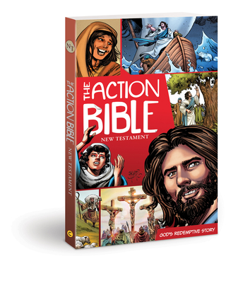 The Action Bible New Testament: God's Redemptive Story (Action Bible Series) Cover Image