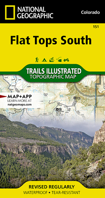 Flat Tops South Map (National Geographic Trails Illustrated Map #151)