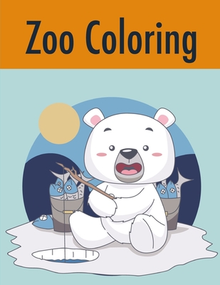 Zoo Coloring: coloring book for adults stress relieving designs By Harry Blackice Cover Image