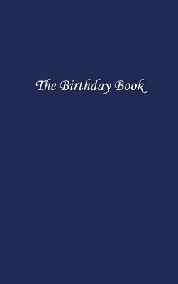 The Birthday Book: Dark Blue