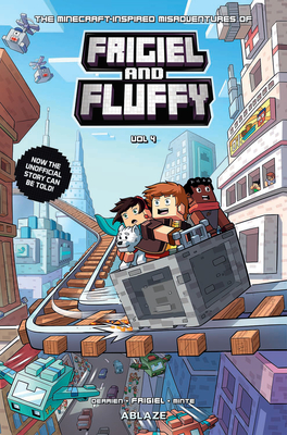 The Minecraft-Inspired Misadventures of Frigiel & Fluffy Vol 4 By Jean-Christophe Derrien, Frigiel, Minte (Artist) Cover Image