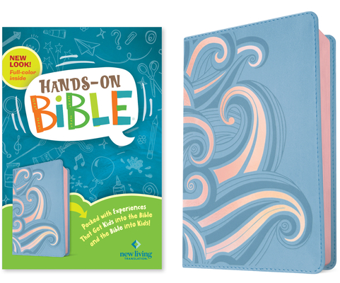 NLT Hands-On Bible, Third Edition (Leatherlike, Periwinkle Pink Waves) Cover Image
