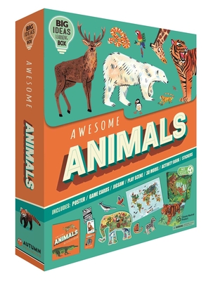 Awesome Animals-Big Ideas Learning Box-Explore the Amazing Animal Kingdom: Kit Includes Poster; Jigsaw; Game Cards and Much More! By IglooBooks, Natàlia Juan Abelló (Illustrator) Cover Image