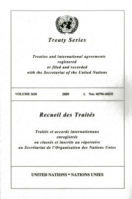 Treaty Series 2630 By United Nations (Other) Cover Image