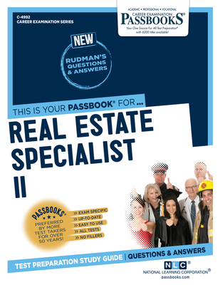 Real Estate Specialist II (C-4992): Passbooks Study Guide (Career Examination Series #4992) By National Learning Corporation Cover Image