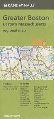 Rand McNally Greater Boston Eastern Massachusetts Regional Map By Rand McNally (Manufactured by) Cover Image