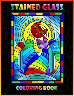 Download Stained Glass Coloring Book Animal Designs Stress Relieving Designs For Adults Relaxation Paperback Hartfield Book Company