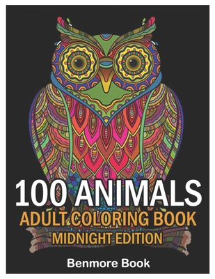 100 Animals Coloring Book for Adults: Stress Relieving Designs to Color for  Men and Women (Paperback)