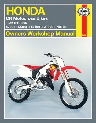 Honda Motocross Bikes:  1986 thru 2007 (Owners' Workshop Manual) Cover Image