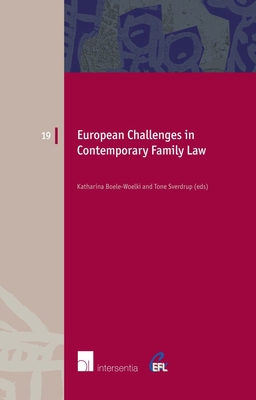 European Challenges in Contemporary Family Law (European Family Law #19) By Katharina Boele-Woelki (Editor), Tone Sverdrup (Editor) Cover Image