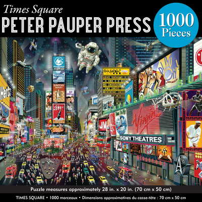 Times Square Jigsaw Puzzle By Inc Peter Pauper Press (Created by) Cover Image