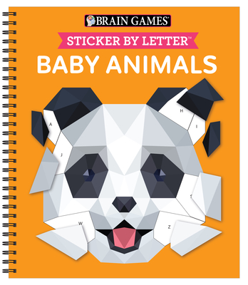 Brain Games - Sticker by Letter: Baby Animals Cover Image