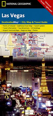 Las Vegas Map (National Geographic Destination City Map)