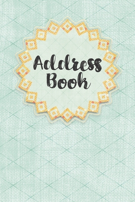 Address Book: Cute Blue Design - Address Telephone Book Alphabetical Organizer with A-Z Index Cover Image