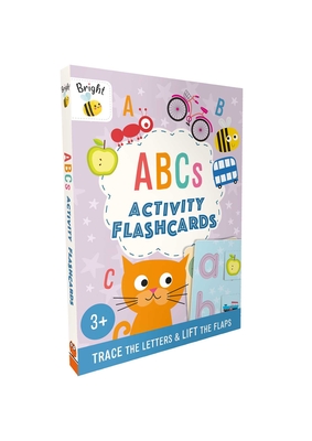 Bright Bee ABCs Activity Flashcards: with Tracing and Lift-the-Flaps for Ages 3& Up Cover Image