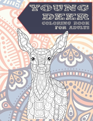 Young deer - Coloring Book for adults Cover Image