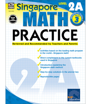 Math Practice, Grade 3: Reviewed and Recommended by Teachers and Parents (Singapore Math) Cover Image