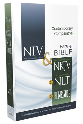 Contemporary Comparative Side-By-Side Bible-PR-NIV/NKJV/NLT/MS By Zondervan Cover Image