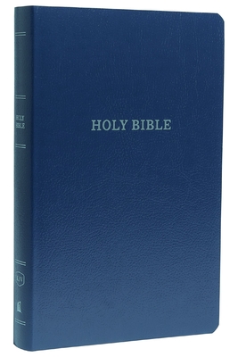 KJV, Gift and Award Bible, Imitation Leather, Blue, Red Letter Edition Cover Image