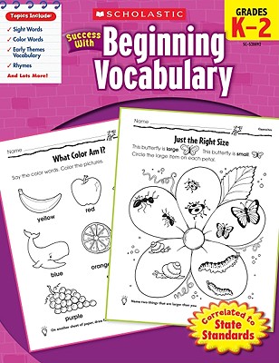 Scholastic Success with Beginning Vocabulary