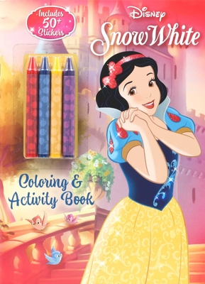 Disney: Snow White Coloring with Crayons (Color & Activity with Crayons) Cover Image