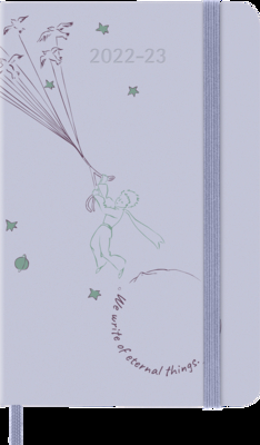 Moleskine Limited Edition 2023 Weekly Notebook Planner Petit Prince, 18M, Pocket, Fly, Hard Cover (3.5 x 5.5) By Moleskine Cover Image