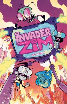 Invader ZIM Vol. 1 By Jhonen Vasquez, Eric Trueheart (Illustrator), Aaron Alexovich (Illustrator) Cover Image