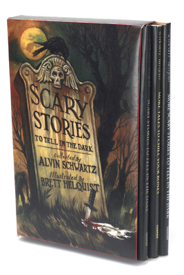 Scary Stories Box Set: Complete Collection with Brett Helquist Art By Alvin Schwartz, Brett Helquist (Illustrator) Cover Image