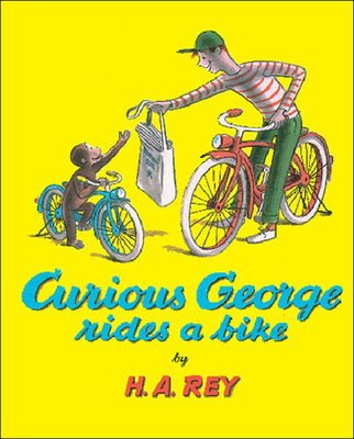 Curious George Rides a Bike (Sandpiper Books) Cover Image
