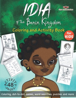 Idia of the Benin Kingdom Colorint and Activity Book Cover Image