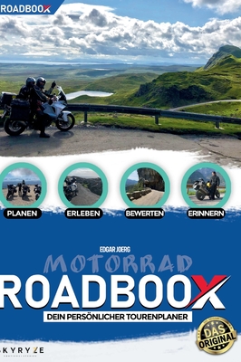 ROADBOOX Motorrad 2-Wochenplaner: Planen-Erleben-Bewerten-Erinnern Cover Image