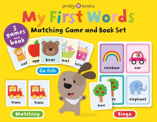 My First Words Matching Game and Book Set: Three games and a book (My First Priddy #1) Cover Image