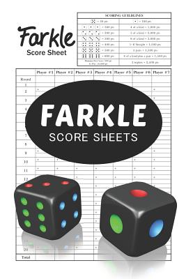 Farkle Score Sheets: 100 Score sheets with special small size 6 x 9 inches
