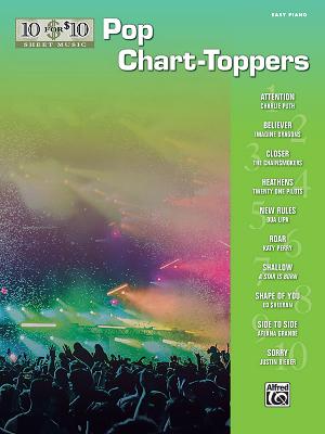 10 For 10 Sheet Music Pop Chart Toppers Paperback Tattered