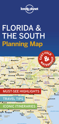 Lonely Planet Florida & the South Planning Map 1 (Planning Maps) By Lonely Planet Cover Image