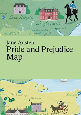 Jane Austen: Pride and Prejudice Map By Martin Thelander (Artist), Paris Grafik (Editor) Cover Image