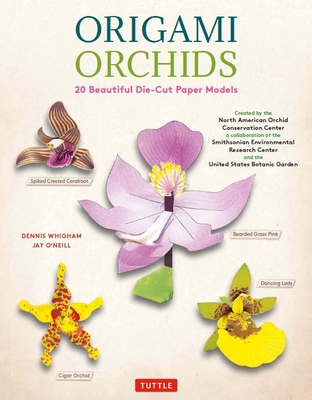 Origami Orchids Kit: 20 Beautiful Die-Cut Paper Models Cover Image