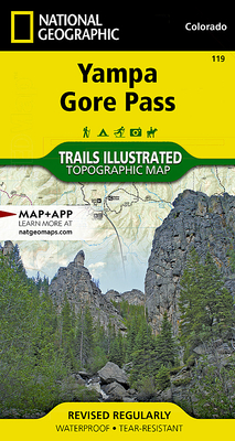 Yampa, Gore Pass Map (National Geographic Trails Illustrated Map #119)