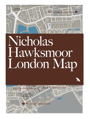 Nicholas Hawksmoor London Map (Blue Crow Media Architecture Maps)