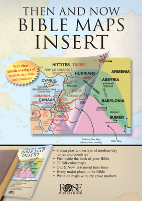 Then and Now Bible Maps Insert By Rose Publishing (Created by) Cover Image