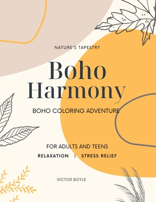 Boho Landscape Coloring Book For Teens And Adults: Relaxation, Coloring Pages, Stress Relief [Book]