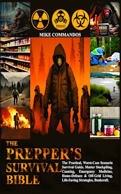 The Prepper's Survival Bible: The Practical, Worst-Case Scenario Survival Guide. Master Stockpiling, Canning, Emergency Medicine, Home-Defence & Off By Mike Commandos Cover Image