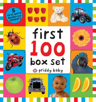 First 100 PB Box Set (5 books): First 100 Words; First 100 Animals; First 100 Trucks and Things That Go; First 100 Numbers; First 100 Colors, ABC, Numbers By Roger Priddy Cover Image